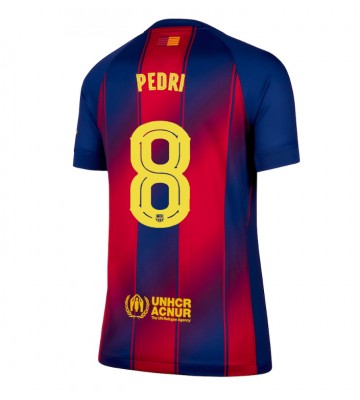 Barcelona Pedri Gonzalez #8 Hjemmebanetrøje Dame 2025-26 Kortærmet